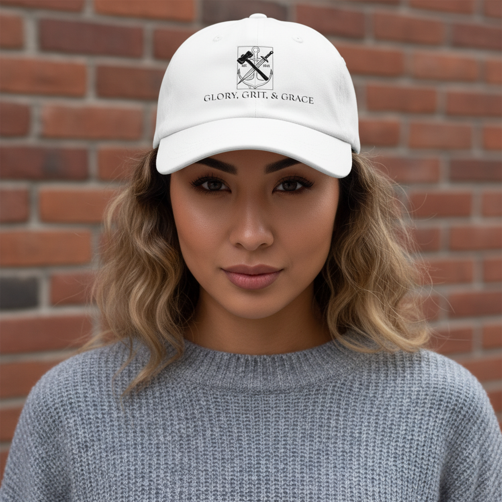 White hat - Asian woman polished